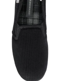 Dunlop Black Full Shoe Slippers