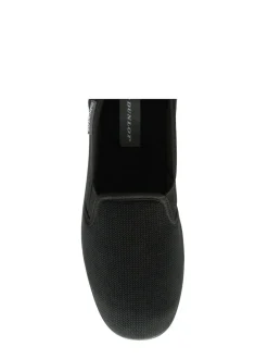 Dunlop Black Mens Twin Gusset Full Slippers