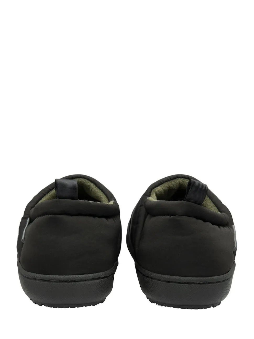 Dunlop Black Nylon Full Slippers