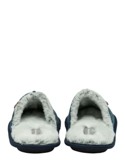 Dunlop Blue Closed Toe Mens Mule Slippers