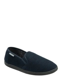 Dunlop Blue Twin Gusset Full Slippers