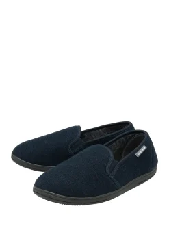 Dunlop Blue Twin Gusset Full Slippers