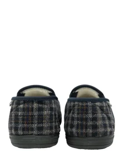 Dunlop Blue Twin Gusset Full Slippers