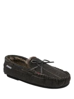 Dunlop Brown Mocassin Slippers