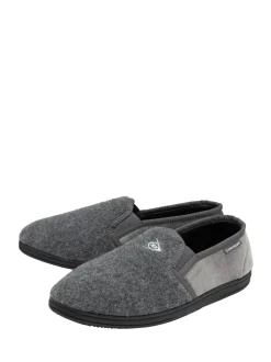 Dunlop Grey Full Shoe Slippers
