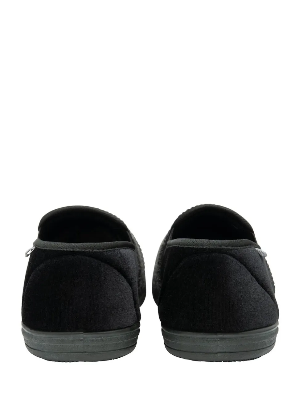 Dunlop Grey Twin Gusset Full Slippers
