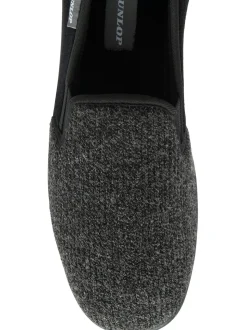 Dunlop Grey Twin Gusset Full Slippers