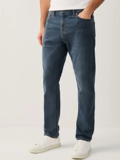 Dusky Blue Slim Fit Motionflex Jeans