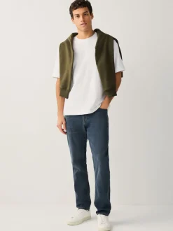 Dusky Blue Slim Fit Motionflex Jeans