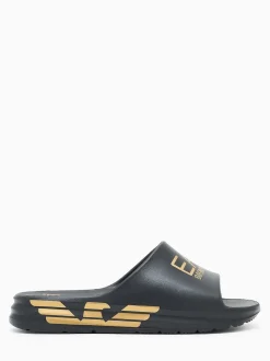 EA7 Beachwear Black Shoes