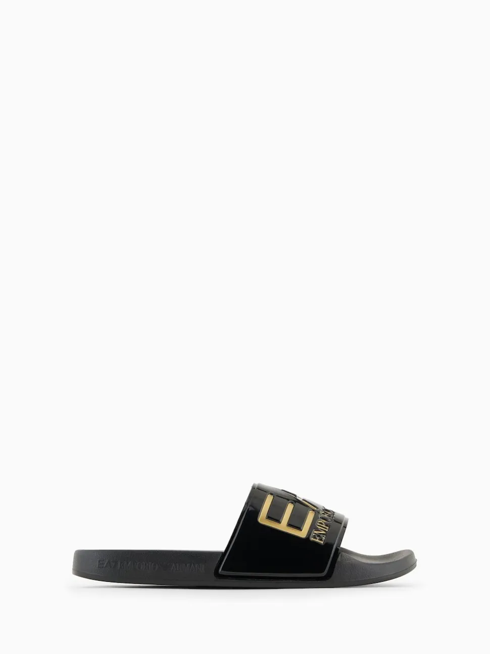 EA7 Beachwear Black Sliders