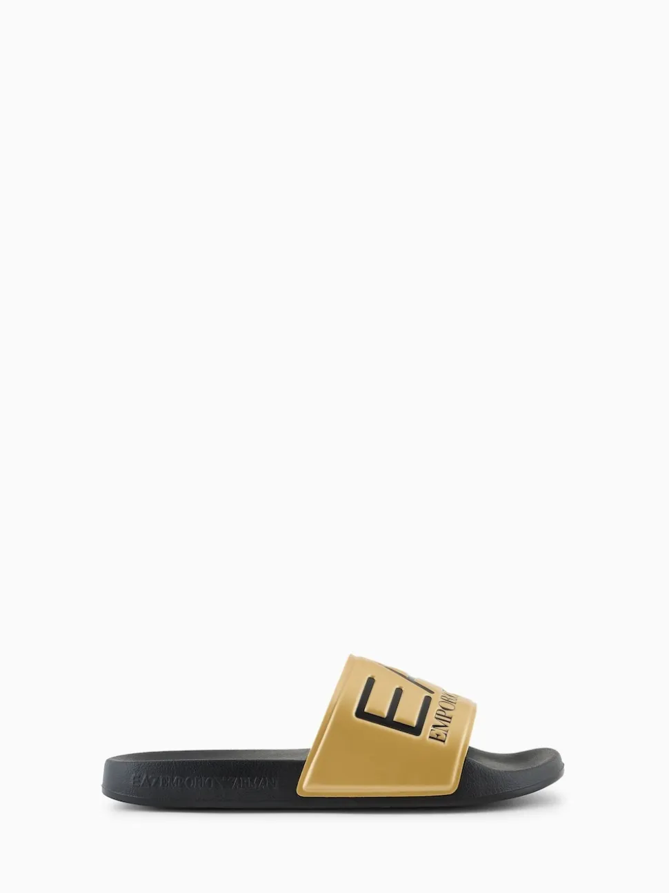 EA7 Beachwear Black Slippers