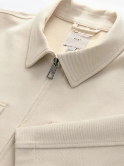 Ecru Jersey Jacket