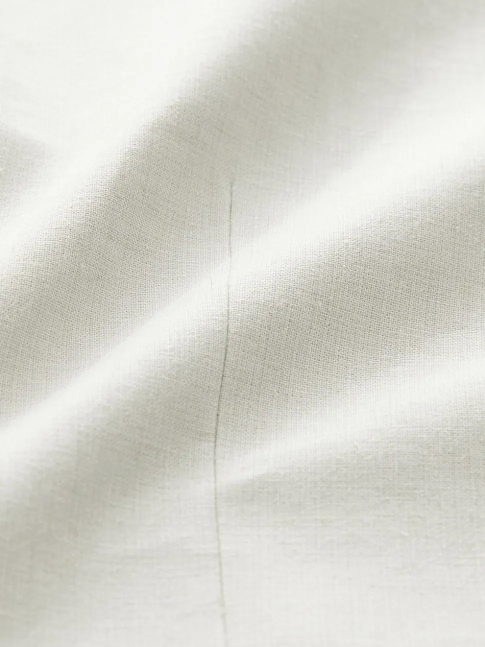 Ecru Linen Blend Texture Suit Waistcoat