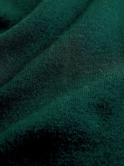 Emerald Green N.Premium Regular Fit Premium Feel Mid Weight Zip Through Collared Cardigan