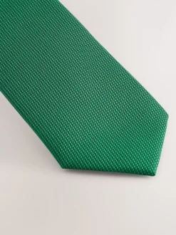 Emerald Green Slim Textured Tie