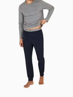 Emporio Armani Regular Fit Grey Pyjama Set