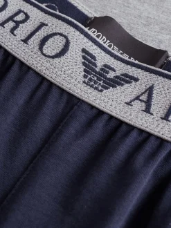 Emporio Armani Regular Fit Grey Pyjama Set