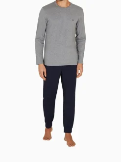Emporio Armani Regular Fit Grey Pyjama Set