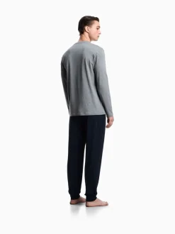 Emporio Armani Regular Fit Grey Pyjama Set