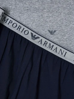 Emporio Armani Regular Fit Grey Pyjama Set