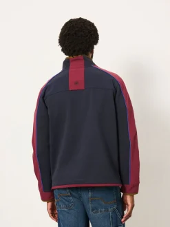 FatFace Airlie Navy Hybrid Zip Through Sweat