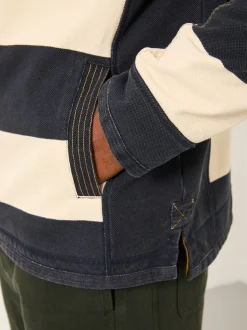FatFace Airlie Navy Stripe