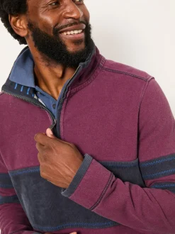 FatFace Airlie Plum Purple Stripe