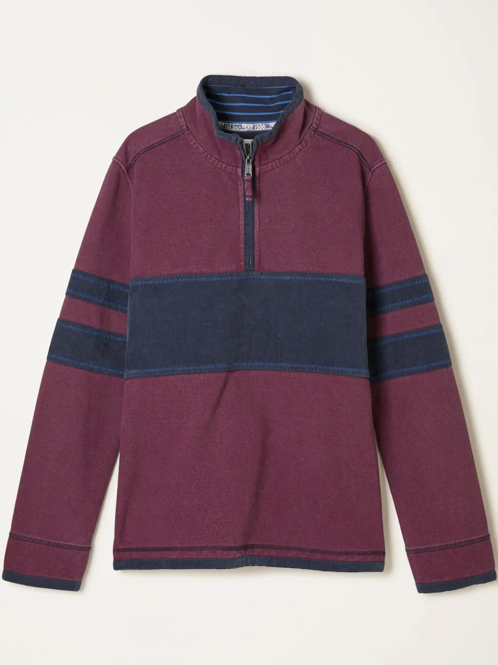 FatFace Airlie Plum Purple Stripe