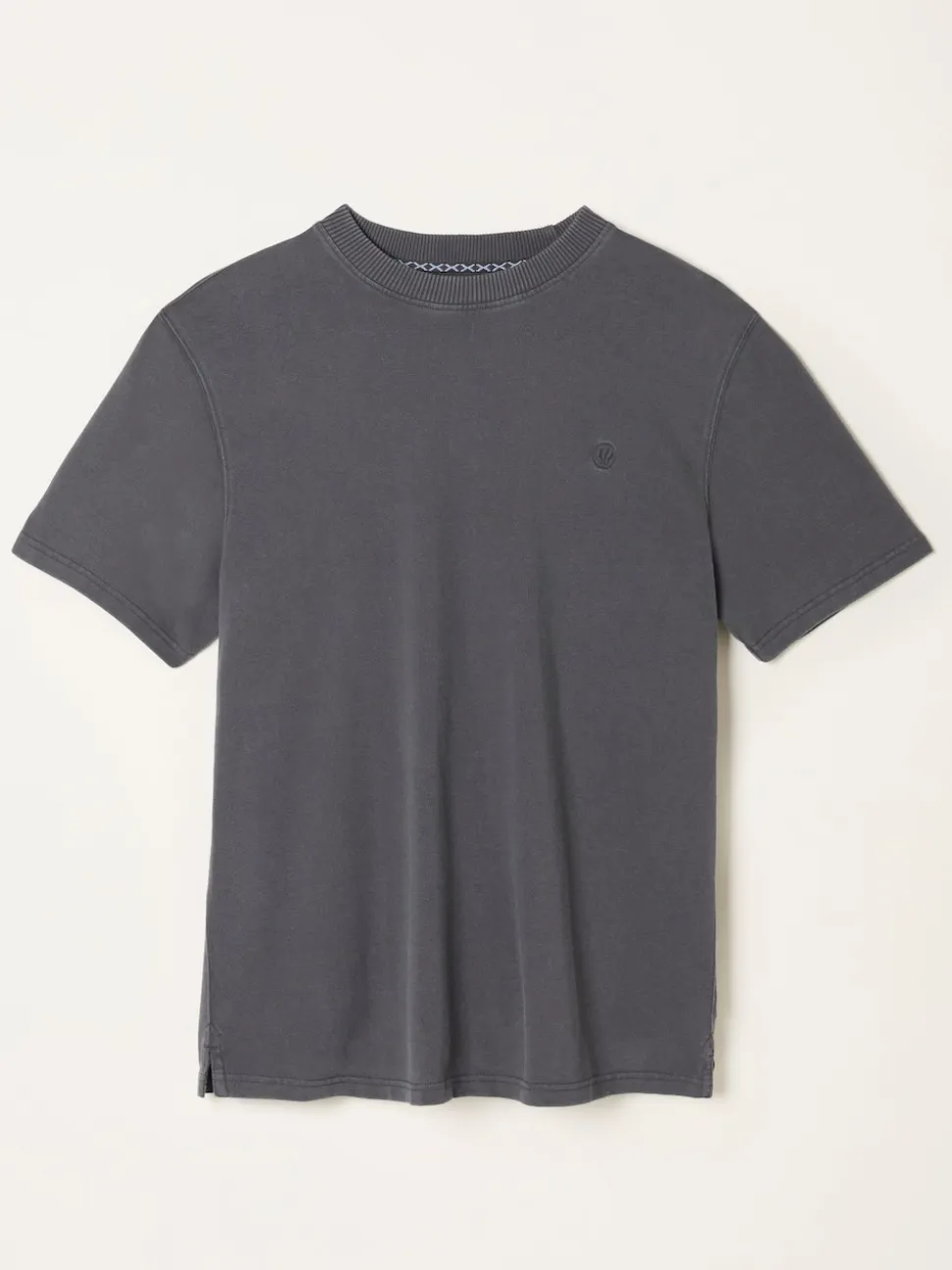 FatFace Alton Charcoal Grey Heavyweight Relaxed Fit T-Shirt