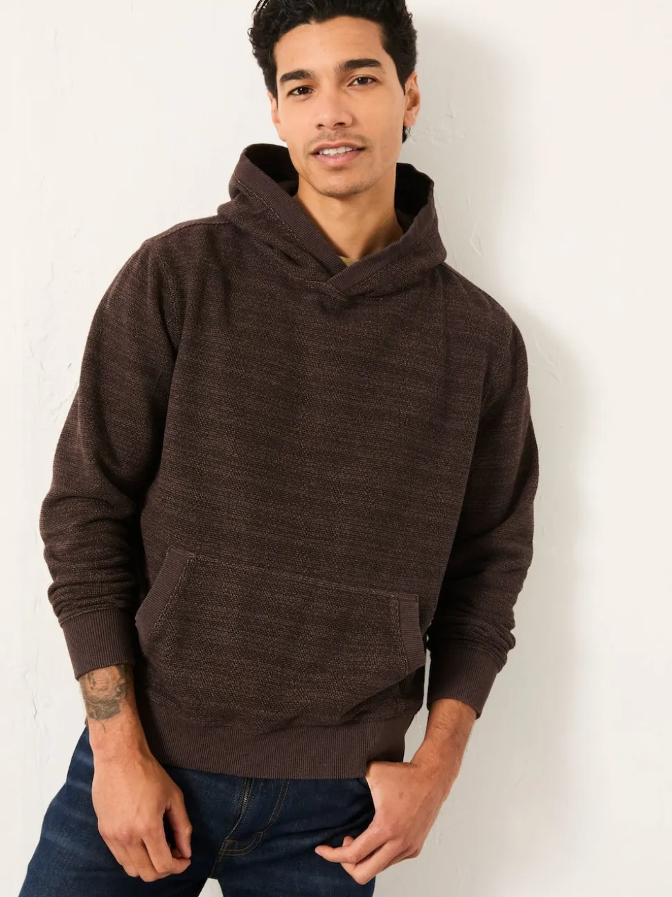 FatFace Austin Chocolate Brown Hoodie
