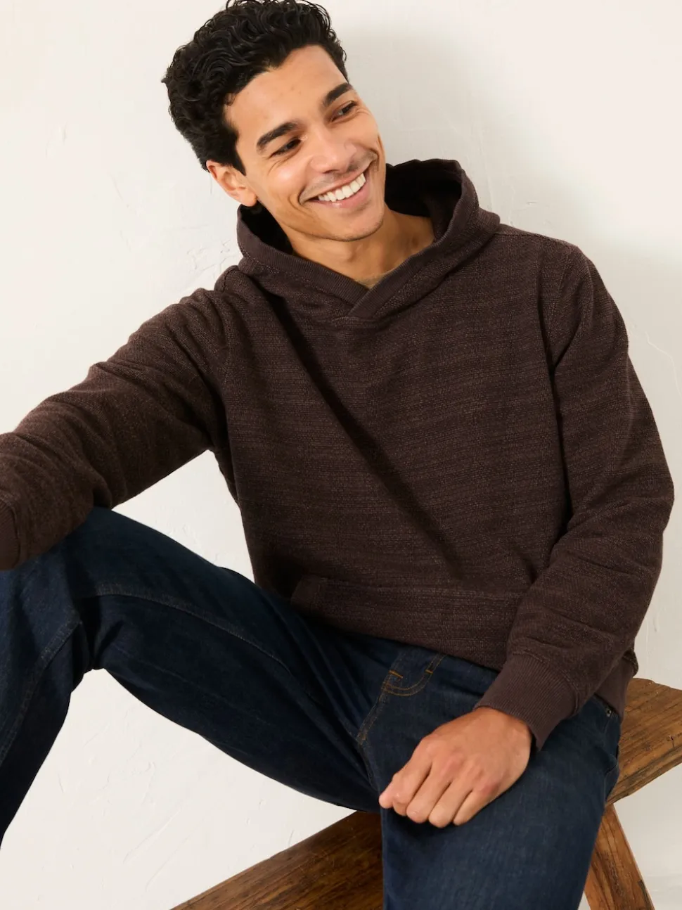 FatFace Austin Chocolate Brown Hoodie