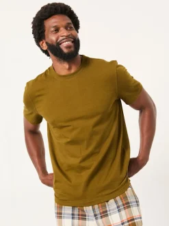 FatFace Beale Khaki Green Check Pyjama Set