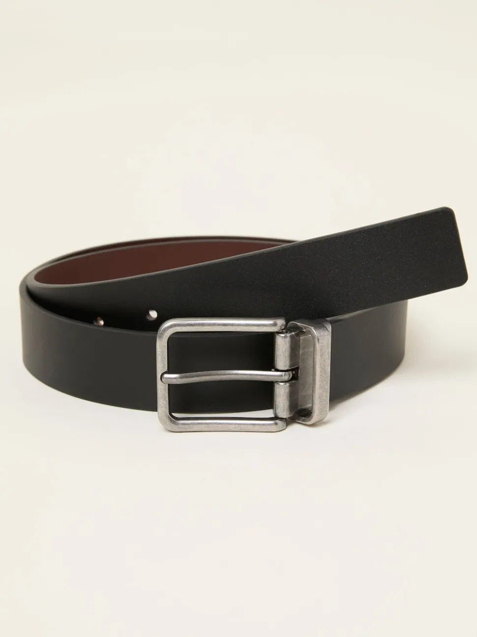 FatFace Black/Brown Reversible Leather Belt