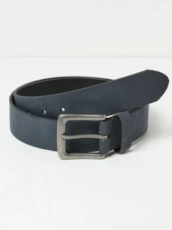 FatFace Blue Nubuck Leather Belt