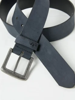 FatFace Blue Nubuck Leather Belt