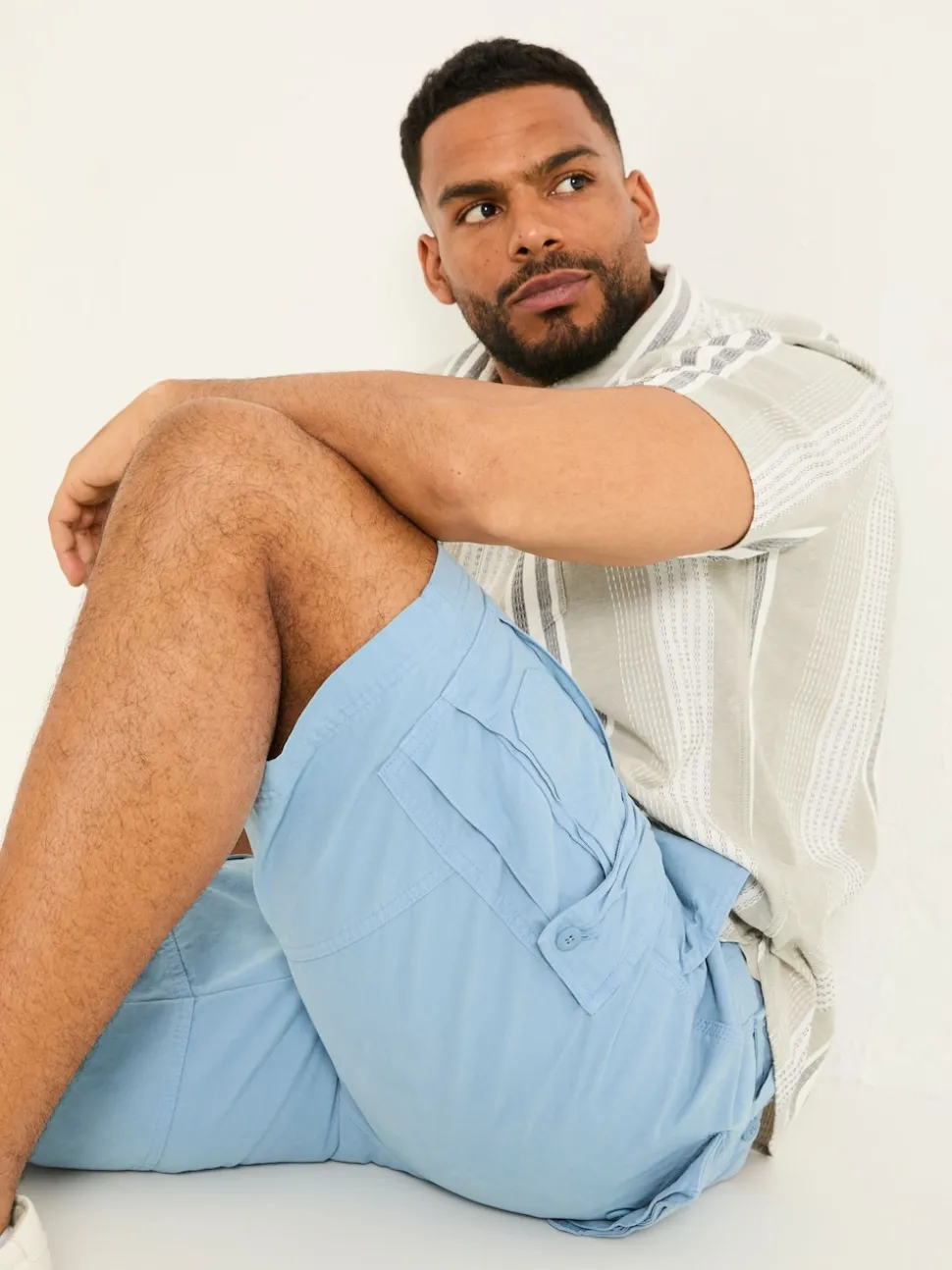 FatFace Breakyard Blue Cargo Shorts