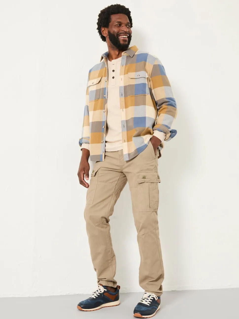 FatFace Breakyard Grey Cargo Trousers