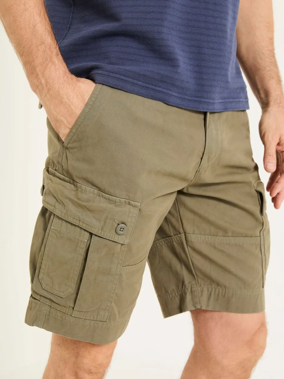 FatFace Breakyard Khaki Green Cargo Shorts