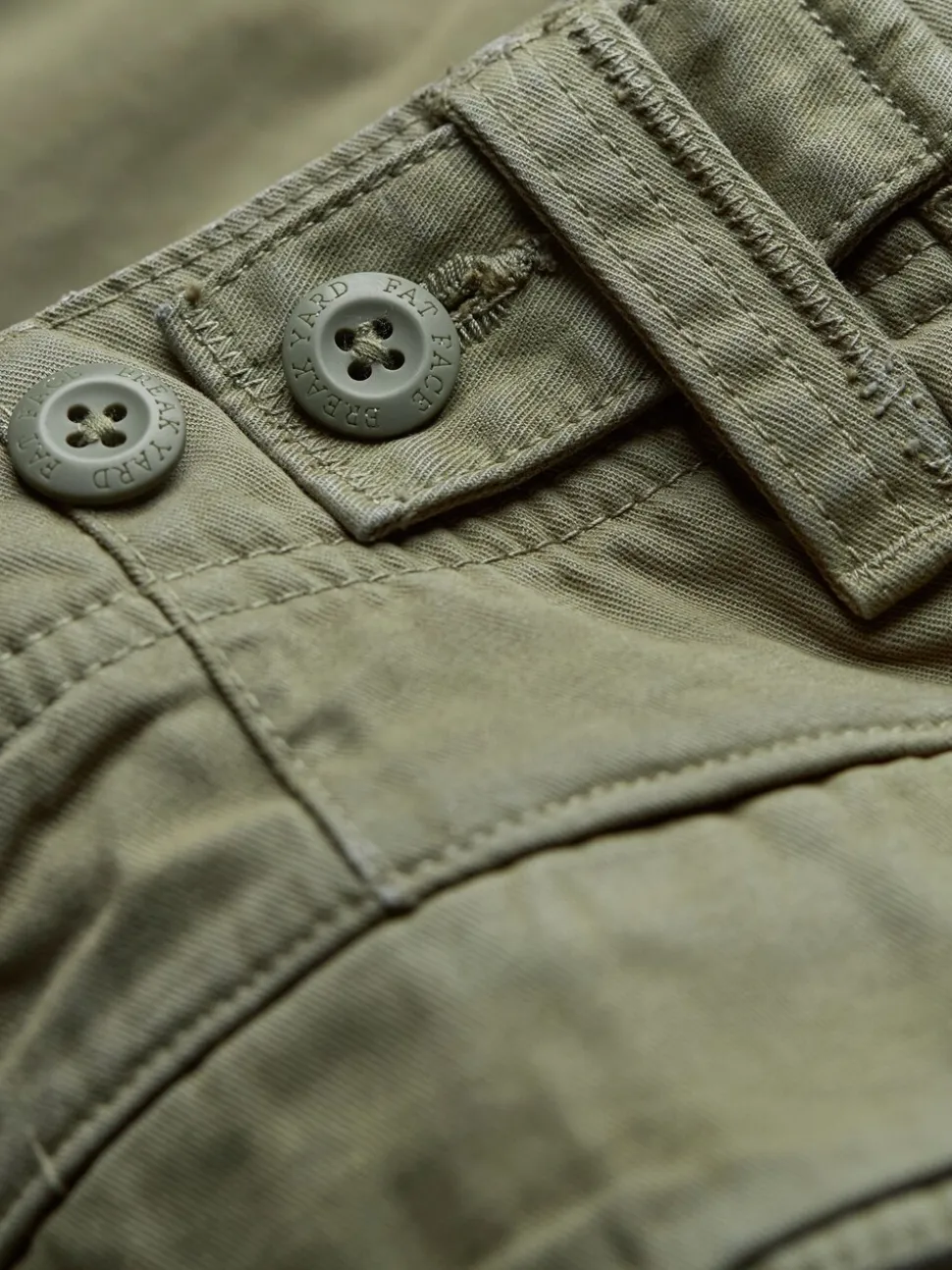 FatFace Breakyard Khaki Green Cargo Shorts