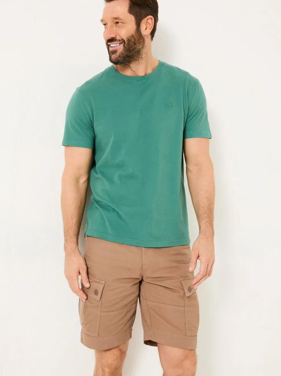 FatFace Breakyard Mid Brown Cargo Shorts