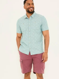 FatFace Breakyard Plum Purple Cargo Shorts