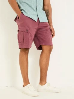 FatFace Breakyard Plum Purple Cargo Shorts