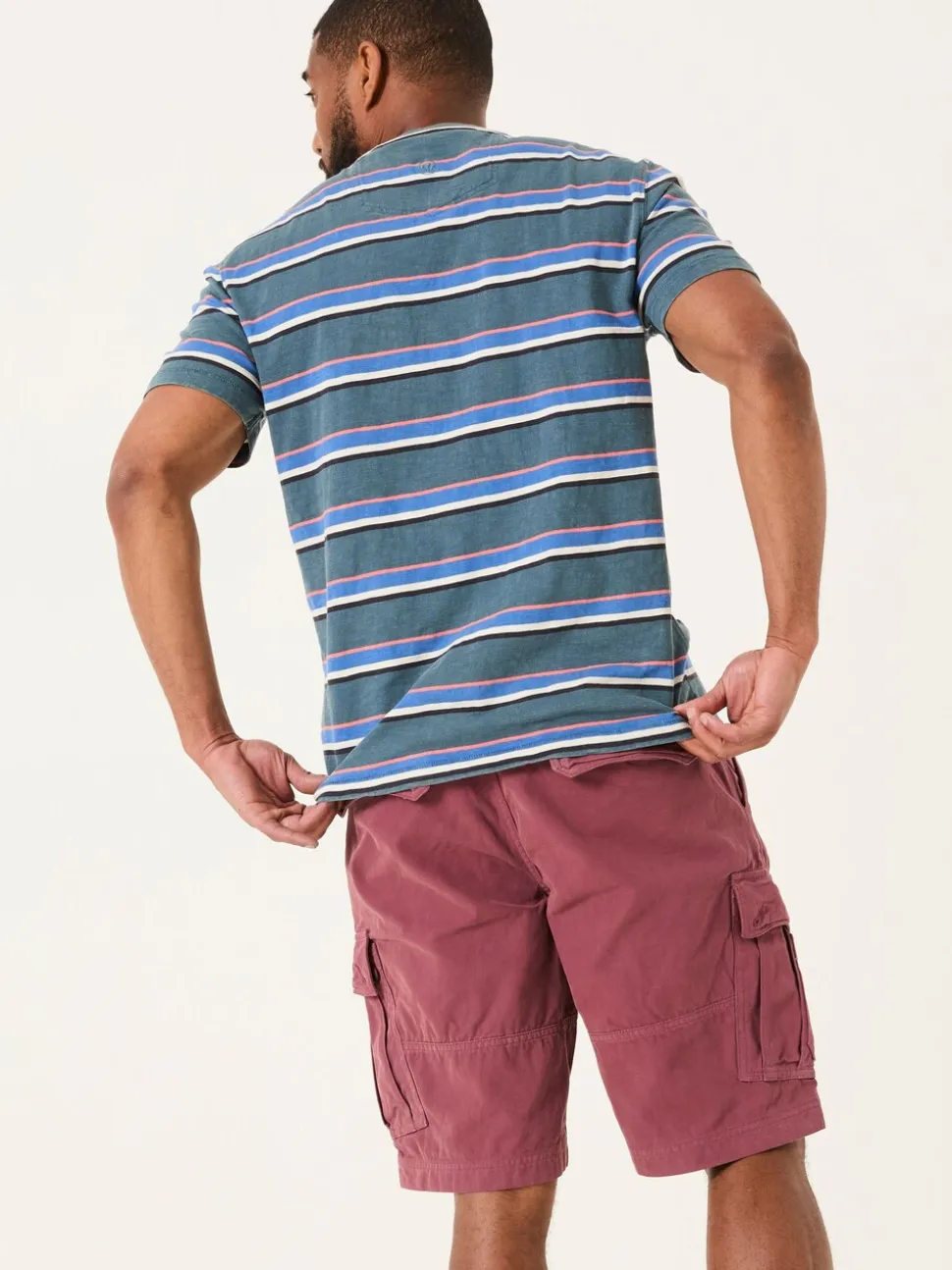 FatFace Breakyard Plum Purple Cargo Shorts