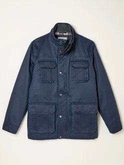FatFace Broadsands Navy Flap Pocket Jacket
