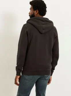FatFace Brooke Black Zip Through Hoodie