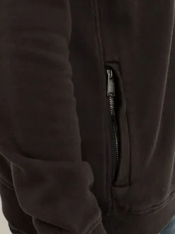 FatFace Brooke Black Zip Through Hoodie