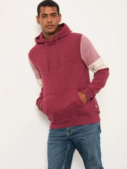 FatFace Brooke Claret Brooke Cut and Sew Hoodie