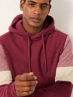 FatFace Brooke Claret Brooke Cut and Sew Hoodie