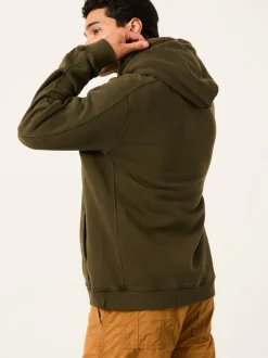 FatFace Brooke Dark Green Overhead Hoodie